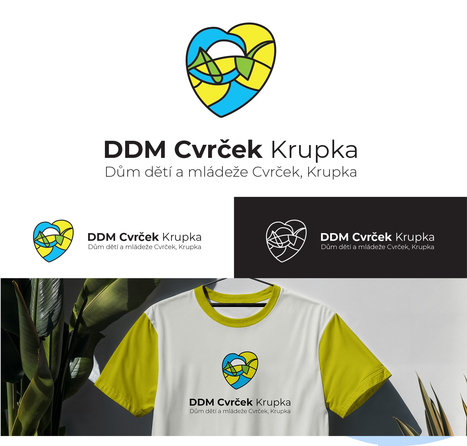 DDM Cvrček Krupka – Súťažný návrh vizuálnej identity – Na predaj